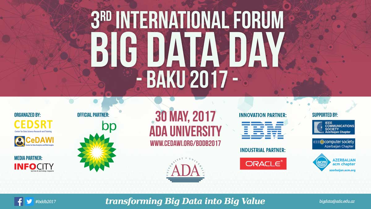 The 3rd International Forum BIG DATA DAY BAKU 2017